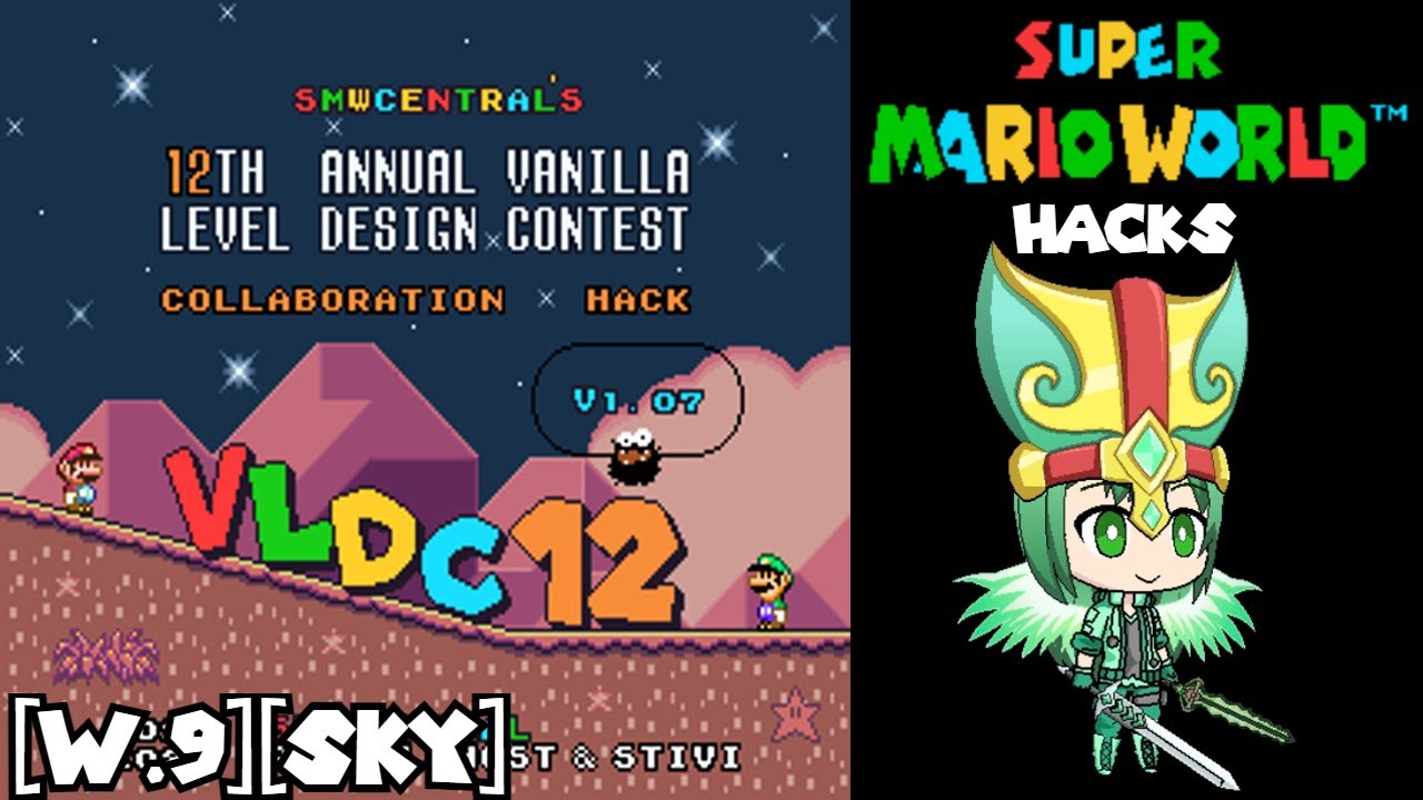SMW Hack: The 12th Annual Vanilla Level Design Contest - World 9 [Sky]