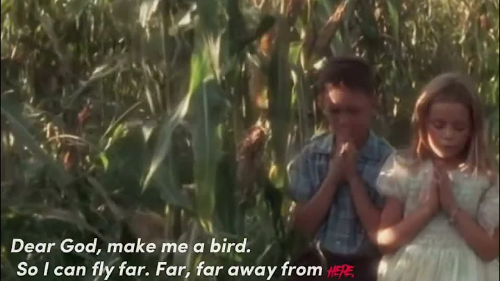 “ Make me a bird, so I can fly far, far away. ”🦋| Forrest Gump: Jenny