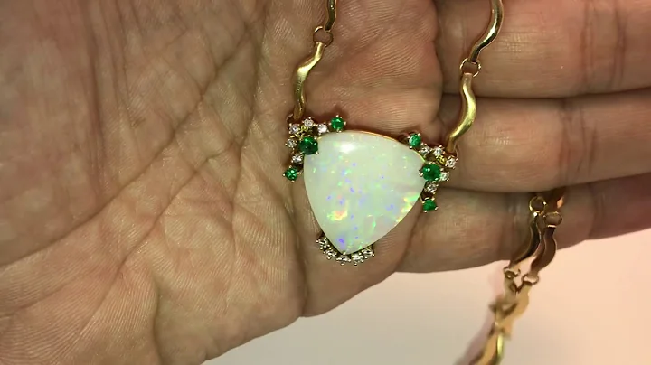 Opal Collier Gelbgold 750/-