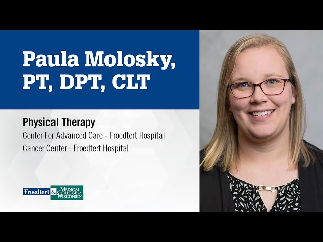 Watch Paula Molosky, physical therapist on YouTube.
