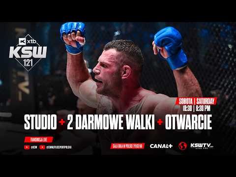 STUDIO + DWIE DARMOWE WALKI + OTWARCIE GALI XTB KSW 121 W LIBERCU