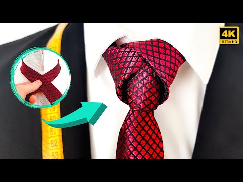 Comment nouer une cravate ? Faire un noeud de cravate spécial pour ton chéri/mari. Vidéo 4K. #11