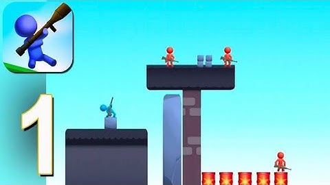 Bazooka boy-all levels gameplay android,ios noob vs hacker