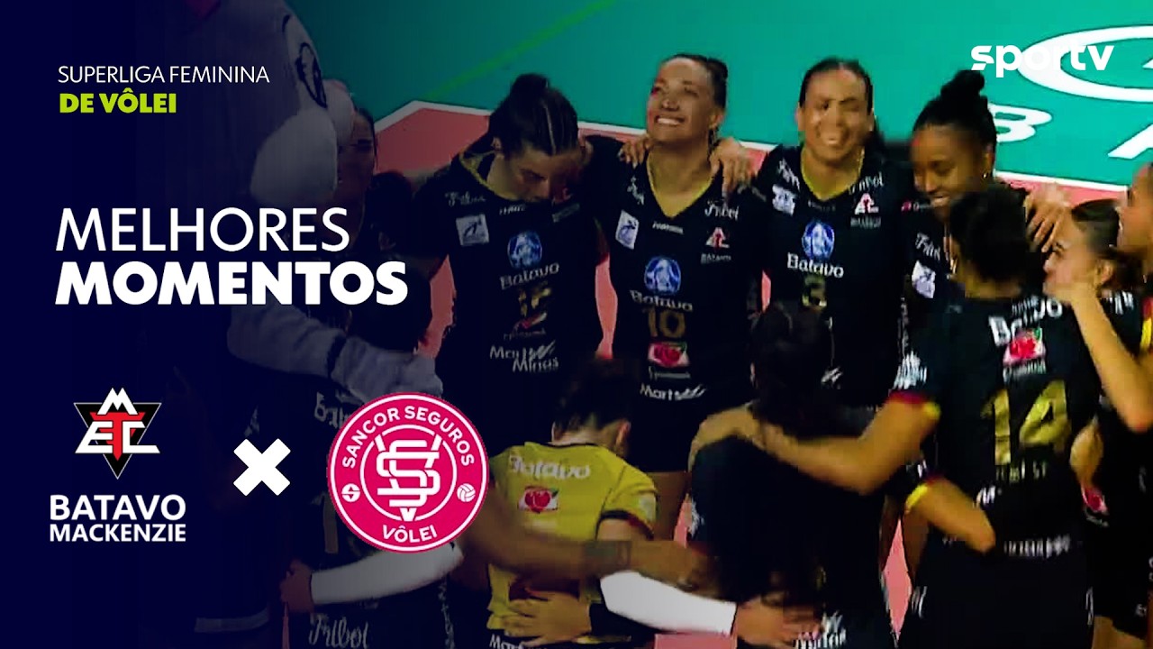 MACKENZIE 3 X 0 MARINGÁ | MELHORES MOMENTOS | SUPERLIGA FEMININA DE VÔLEI 2025/26 | sportv