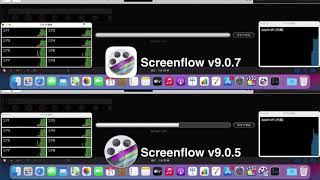 Screenflow benchmark with Apple M1 chip H/W encoding v3.