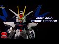 Sd gundam exstandard  zgmfx20a strike freedom   asmr unboxing and build