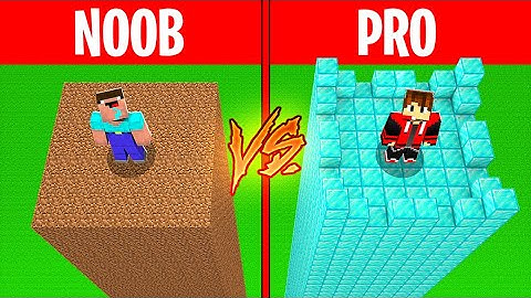 Minecraft NOOB vs PRO: SAFEST SECURITY TOWER BUILD CHALLENGE