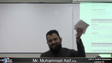 CAF 08 | AUDIT | LECTURE # 43 |BY SIR ASIF | SEPTEMBER 2024 ATTEMPT