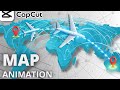CapCut Map Animation Tutorial | Animate Travel Routes Like a Pro