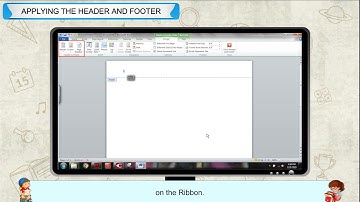 Applying Header and Footer in MS Word 2010