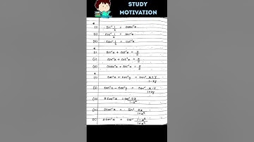 Inverse trigonometric functions class 12th chapter 2 all formula | #viral #shorts #shotsvideo