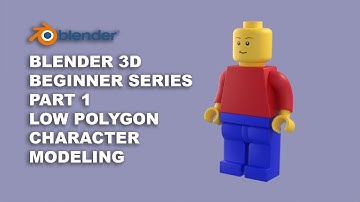 Blender 3D Beginner: Low Poly Modeling Lego Character Part 1