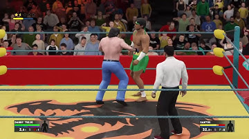 Def Jam 2K17 - Danny Trejo vs Santos - The Dragon House - Enzo Amore Attacks