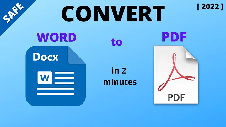 CONVERT -  WORD to PDF | DOCX to PDF  [ For Free 2022 ]