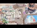 daily vlog 🌱 6am productive summer days, what i eat, baking, going for walks, library & coffee shop