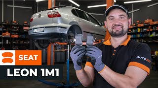 Αντικατάσταση Σετ τακάκια κεραμικά SEAT LEON (1M1) - βίντεο εγχειριδιο