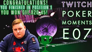 Twitch Poker Moments of the week 7