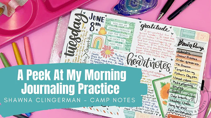 A Peek at My Morning Journaling Practice || Shawna Clingerman || Print & Pray