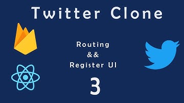 Twitter clone # 3- Routing && Register UI
