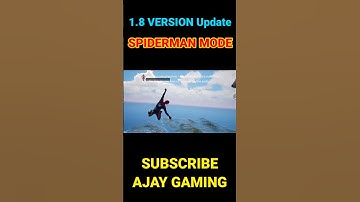 SPIDERMAN IN BGMI 1.8 VERSION UPDATE