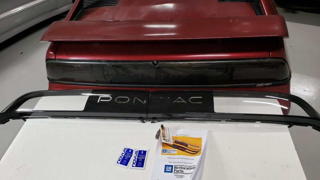 Fiero Tail Light Lens Cover Unboxing