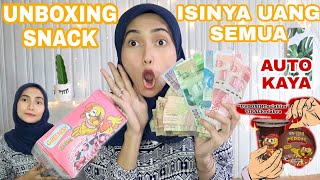 PANEN DUIT- UNBOXING SNACK ISINYA UANG SEMUA !!! ?? WOW Auto Kaya !!!