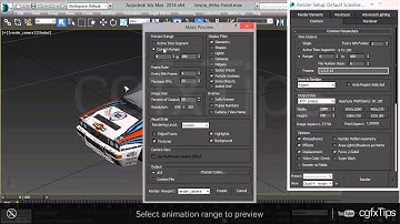 3ds max Tutorial: Creating Preview Animations