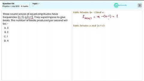 NEET Physics 2016 Q134: In-depth Guide to Doppler