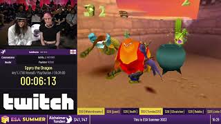 Spyro the Dragon [Any% (TAS Reveal)] by WaffleWizard and toastedkat - #ESASummer23