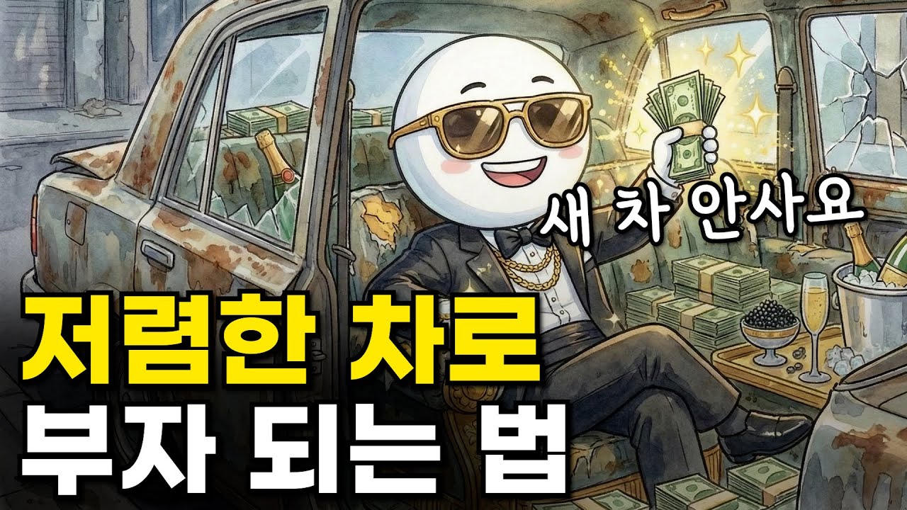 부자들이 저렴한 차를 타는 이유: 자동차 회사가 설계한 '완벽한 가난'의 실체