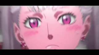 انترو بنت شعر فضي وعيون ورديات [Edit] antro anime Black clover