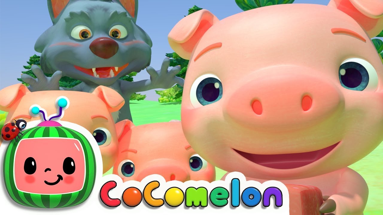 Three Little Pigs | CoComelon Nursery Rhymes \u0026 Kids Songs