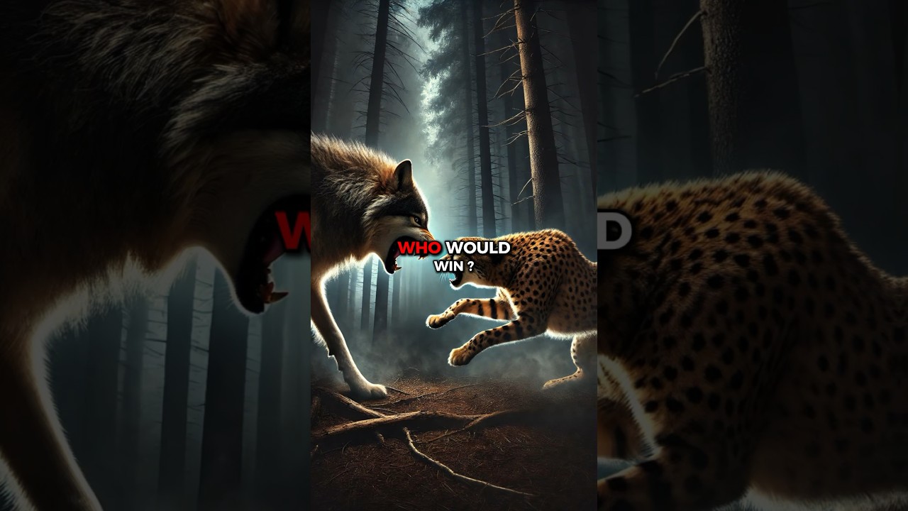 Who would win in a fight between a cheetah and a wolf? 
