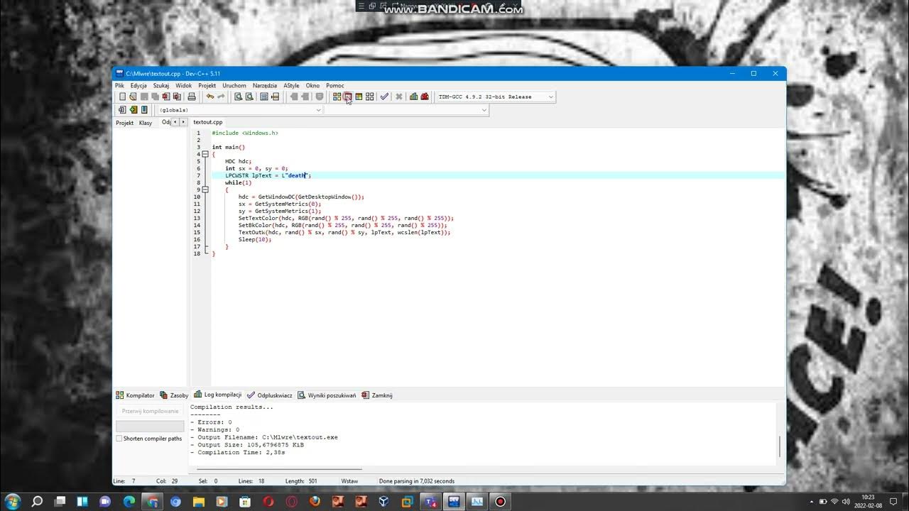 c++ TextOut code (credits to Noimage PNG) - YouTube image.