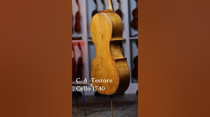 18th century cello by Carlo Antonio Testore #cello #celloshop