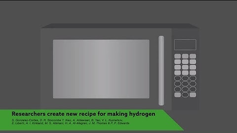 Researchers create new recipe for making hydrogen