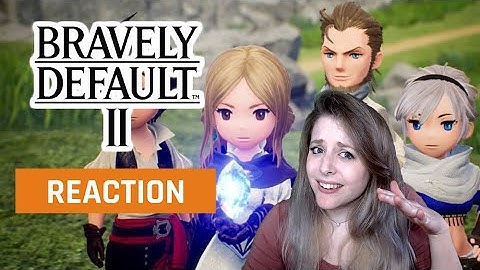 My reaction to the Bravely Default 2 Introducing the Asterisk Holders Trailer | GAMEDAME REACTS
