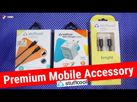 Best Premium Quality Smartphone Accessory | Stuffcool 18W Charger,USB C to USB C, USB C to Apple