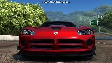 TDU2 Dodge Viper SRT10 ACR performance both direction of the road