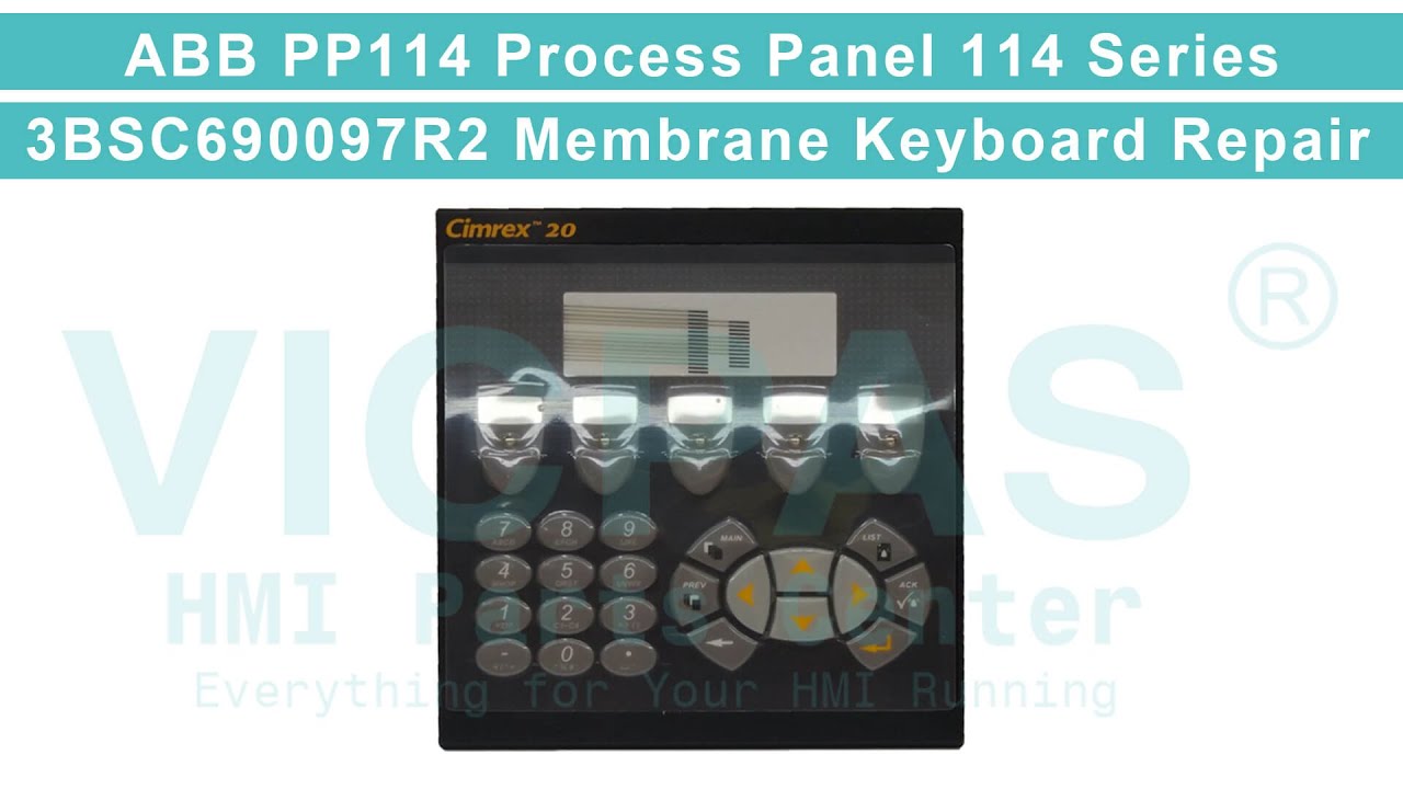 Process Operator Panel ABB PP114 Process Panel 114 3BSC690097R2 Operator Panel Keypad HMI ...