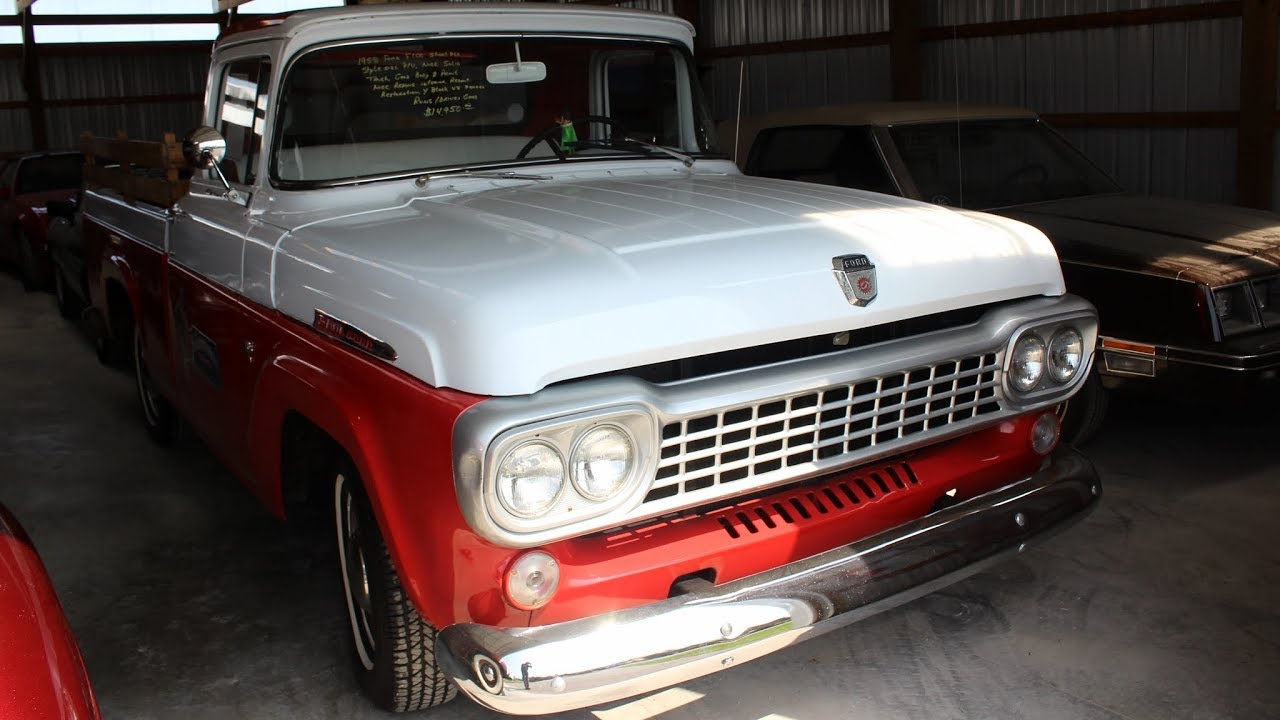 1958 Ford F100 Shortbed 272 Y Block V8 Country Classic Cars Youtube