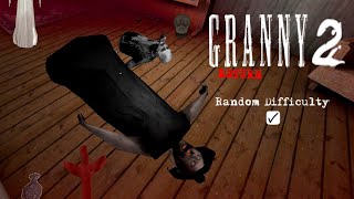 Granny 2 Return Random Difficulty In Randomise Mode With Halloween Theme & Slendrina Full Gameplay!