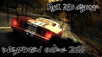 NFS Most Wanted 2005 XBOX 360 stuff mod installation guide 2025