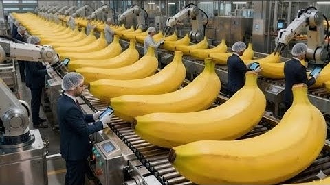 Inside a banana bread factory - An incredible automated production process