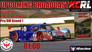 KCRL S11 Round 1 LMP3 Challenge Road Atlanta Presented by Dad's Racing Service S11 1 Simulation