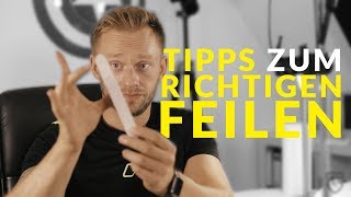 Gelnägel Und Acrylnägel - Tipps Zum Richtigen Feilen - Tutorial