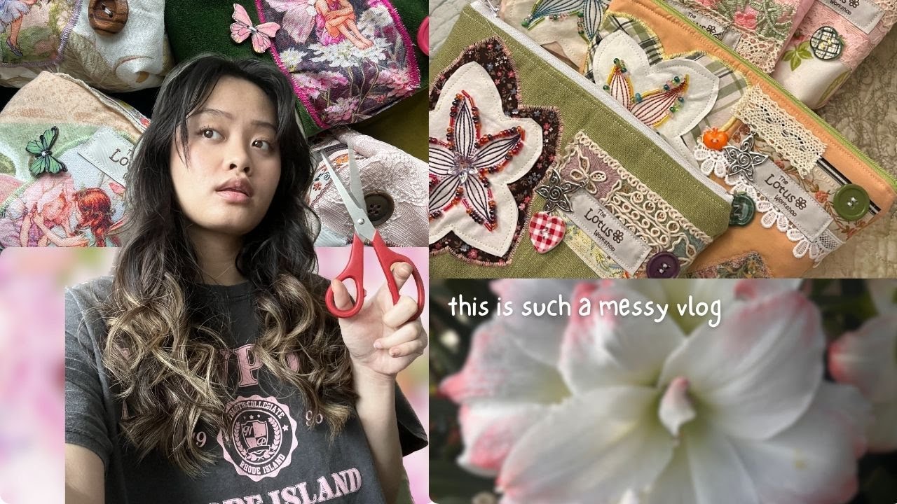 things get progressively chaotic | watch me sew, yap and do random things | cozy vlog