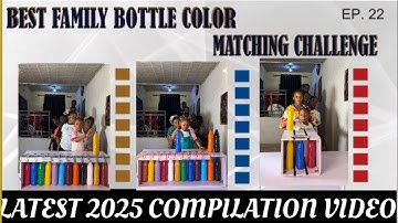 🆕‼️ - DE MEEST SLIMME, GRAPPIGE EN HEEL VERMAKELIJKE FAMILIE FLES KLEUREN MATCHING UITDAGING OOIT