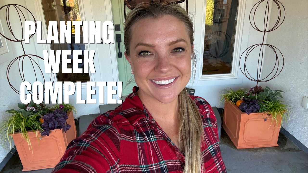 Planting Week Day 5 🍁 Fall Containers for My Front Porch