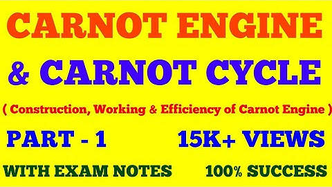 CARNOT ENGINE & CARNOT CYCLE || PART - 1 || WITH EXAM NOTES ||
